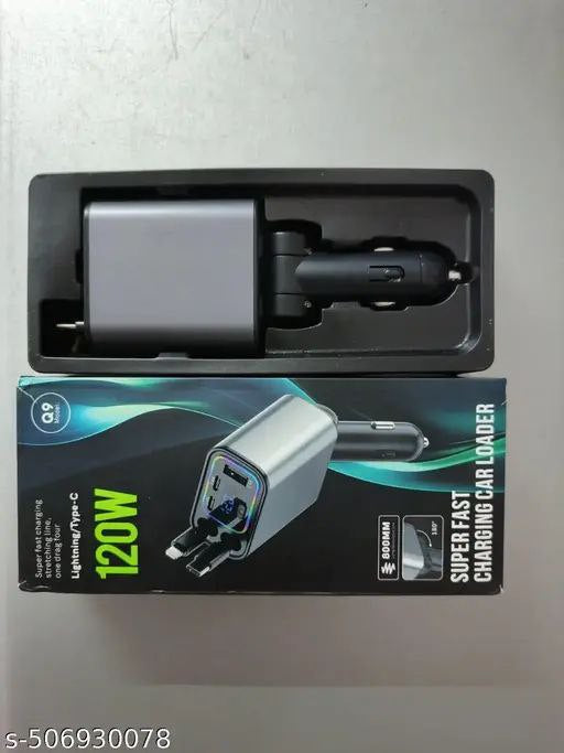 120 volt Car Retractable Charger